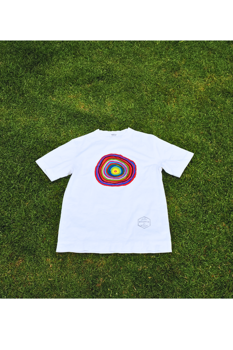 アートTシャツ『まる』_WHITE