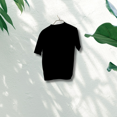 アートTシャツ『まる』_BLACK