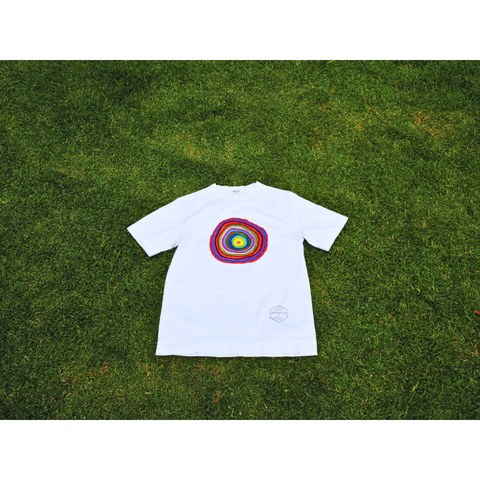 アートTシャツ『まる』＿WHITE